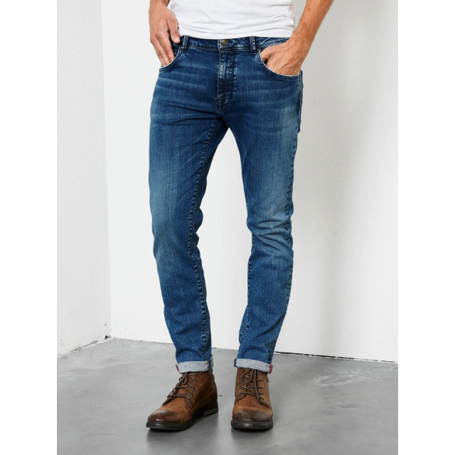 Petrol Industries Seaham heren slim-fit jeans 5867 blue faded Petrol Jeans Seaham M 3000 DNM008 large