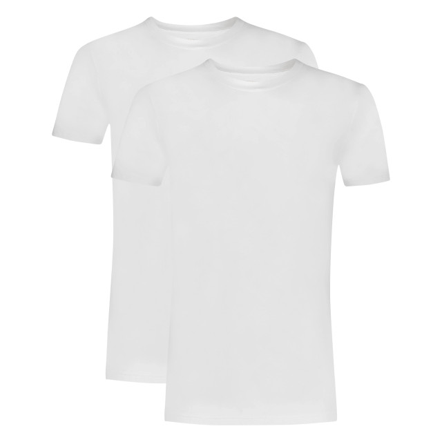 Ten Cate 32327 basic men t-shirt high neck 2-pack- Heren 32327 001White large