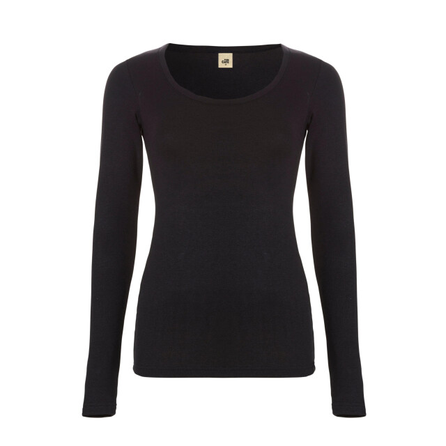 Ten Cate 60383 thermo viloft shirt long sleeve dames - Dames 60383 090Black large