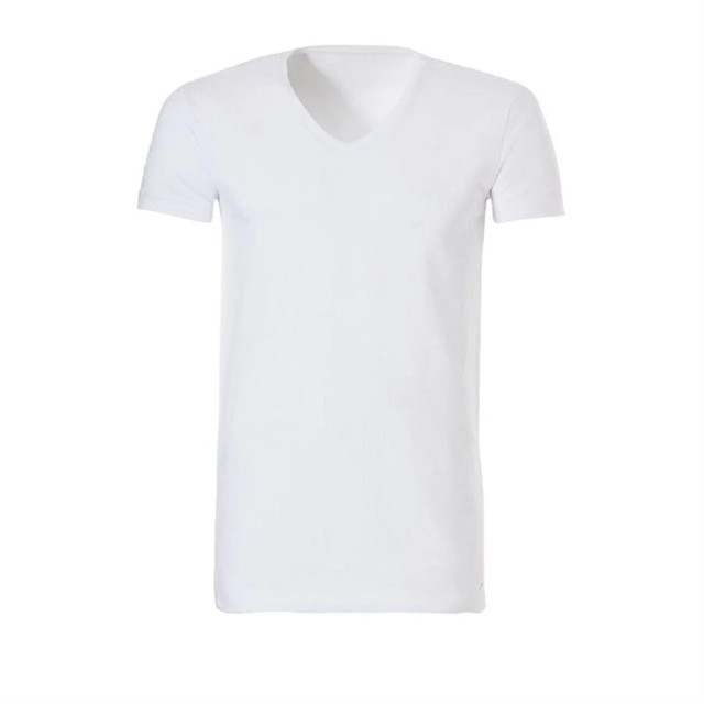 Ten Cate 30847 basic v-shirt long 2-pack - 30847 001 white large