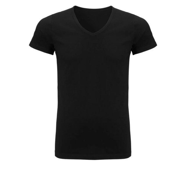 Ten Cate 30217 basic v-shirt 2-pack zwart 30217 090 zwart large