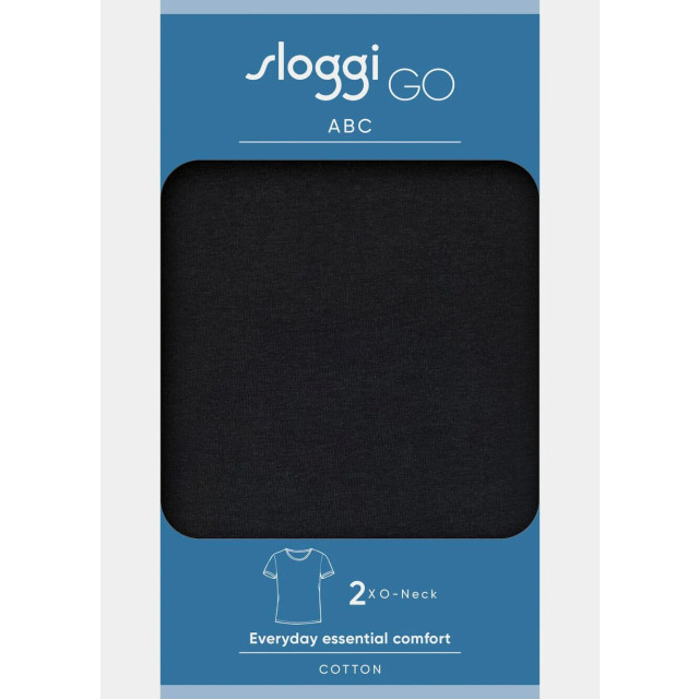 Sloggi Men go abc 2.0 o-neck 2-pack - GoABC2.0Shirt 10217962 0004Black large