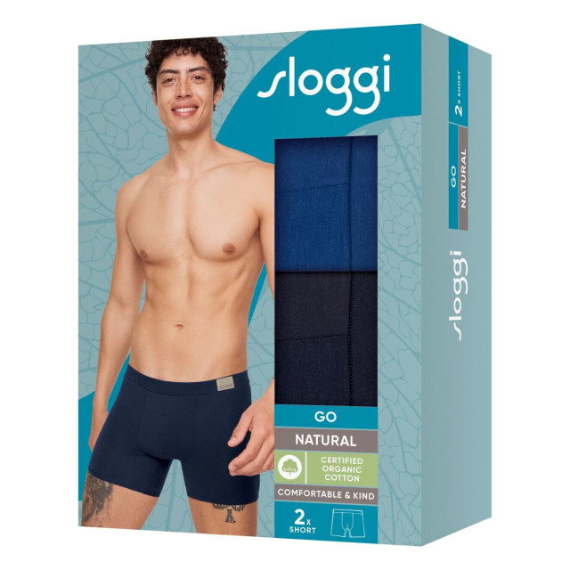 Sloggi Go natural short 2-pack m008 10214598 M008 Multi large