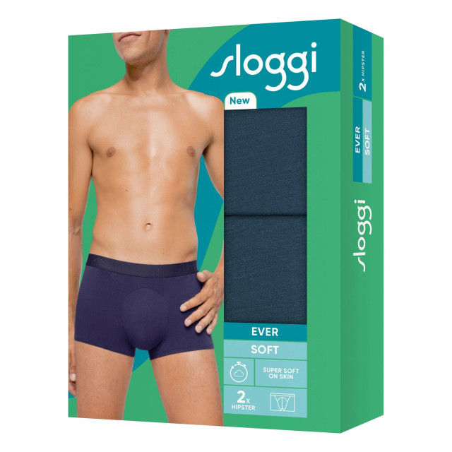 Sloggi Ever soft hipster 2-pack turquoise Sloggi Men Ever Soft Hipster 2 pack 10209417 large