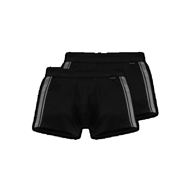Schiesser Cotton stretch shorts 2-pack zwart 035111 000 zwart large