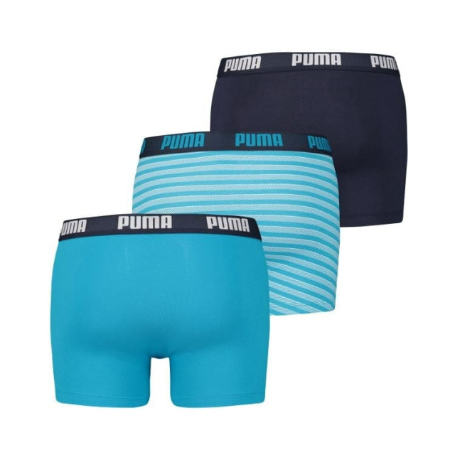 Puma Stripe design boxer 3-pack hawaiian ocean 581009001 324 hawaiian ocean large