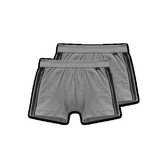 Schiesser Cotton stretch shorts 2-pack grijs 035111 203 grijs large