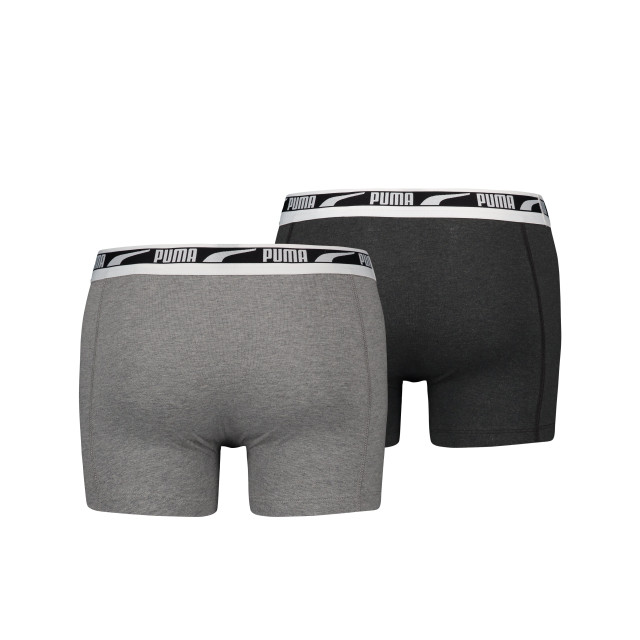 Puma Men multi logo boxer 2-pack 701221416 mélange 701221416 003Grey Mélange large