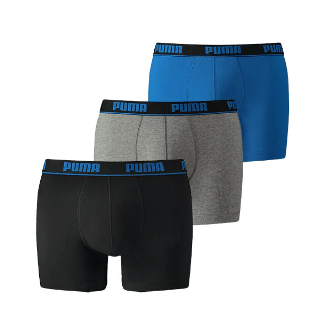 Puma Basic boxer 3-pack blue/ black 671006001 021 blue/black large