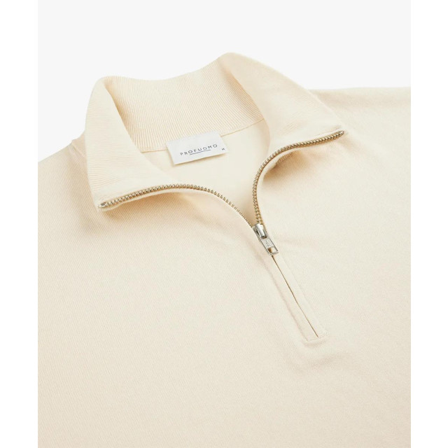 Profuomo Off white half zip PPVJ10013G large