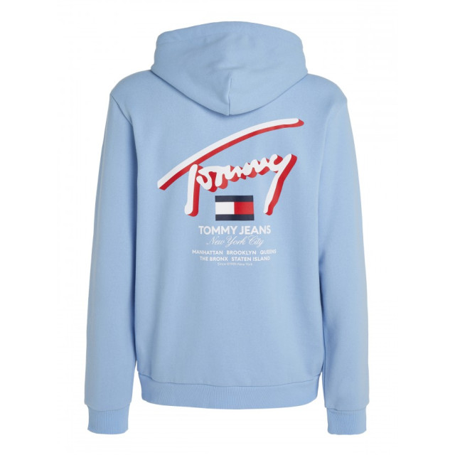 Tommy Hilfiger Dm0dm18647 street c3s moderate blue - sweater hoodie -  jean C3S Moderate Blue/DM0DM18647 Street large