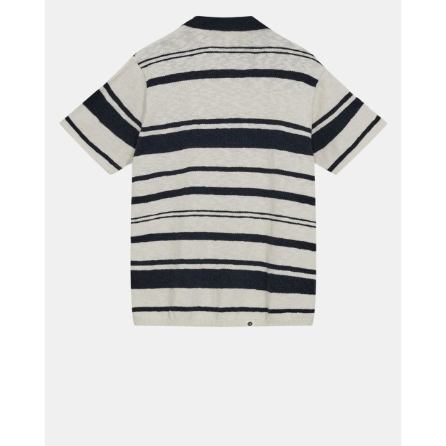 Anerkjendt Aksofus stripe s/s knit 901585 sky captain 901585 large