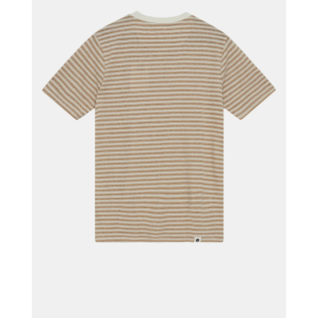 Anerkjendt Akrod s/s cot/linen stripe tee 901538 incense 901538 large