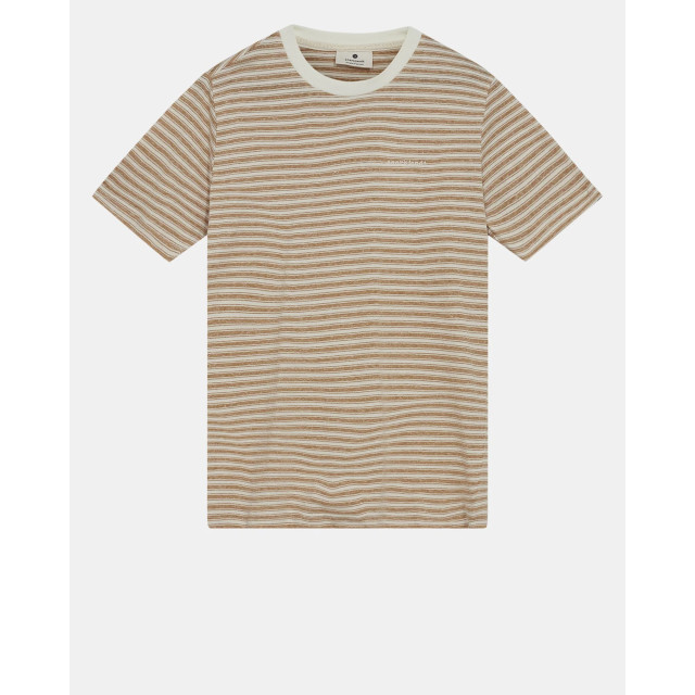 Anerkjendt Akrod s/s cot/linen stripe tee 901538 incense 901538 large