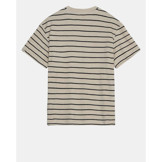 Anerkjendt Akkikki s/s frotte stripe tee 901557 sky captain 901557 large