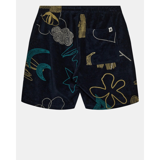 Anerkjendt Aklt jan frotte aop shorts 901599 sky captain 901599 large