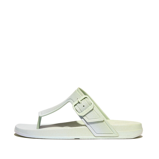 FitFlop Iqushion iridescent adjustable buckle flip-flops HM2 large