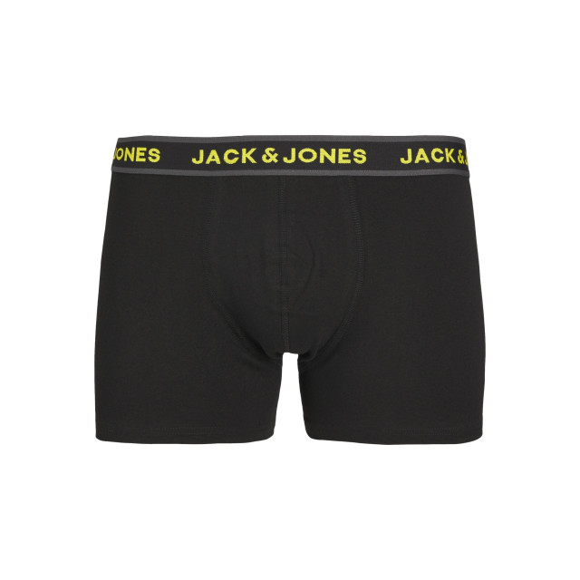 Jack & Jones Heren boxershorts trunks jacspeed zwart/grijs 5-pack 12250614 large