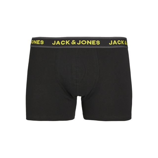 Jack & Jones Heren boxershorts trunks jacspeed zwart/grijs 5-pack 12250614 large