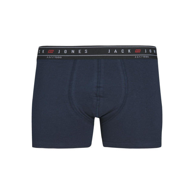 Jack & Jones Heren boxershorts trunks jacnagee rood/donkerblauw/zwart 3-pack 12237418 large