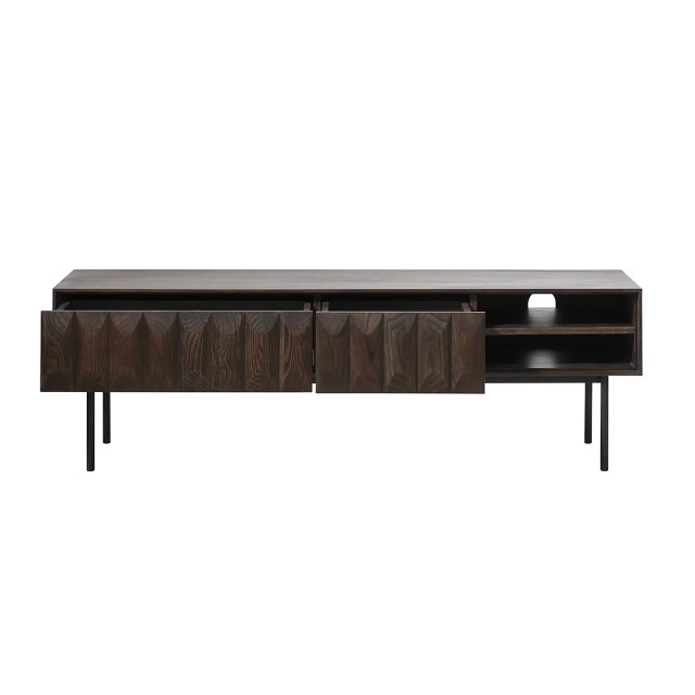 Olivine Vanja houten tv meubel donker 160 x 41 cm 2418614 large