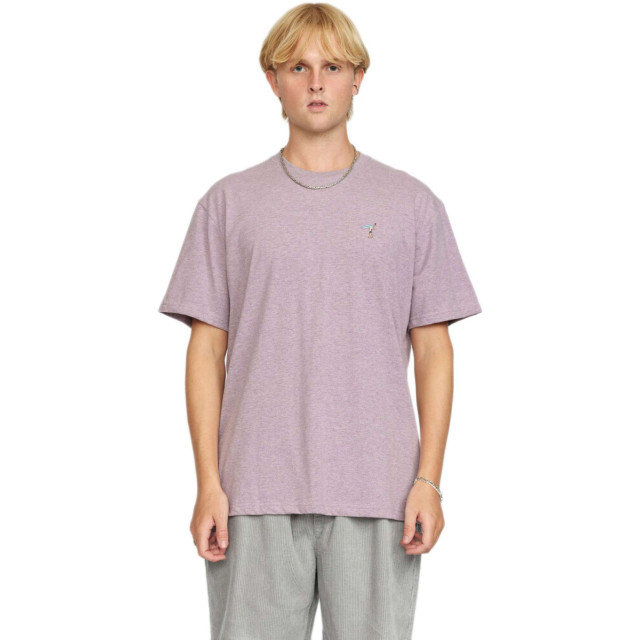 Revolution Loose t-shirt purple melange 1366-PURPLE-MELANGE large