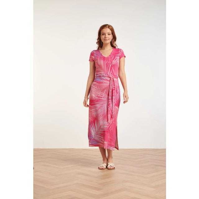 Smashed Lemon 24440 stretchy roze maxi zomerjurk 24440-420-000 large