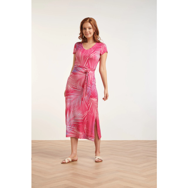 Smashed Lemon 24440 stretchy roze maxi zomerjurk 24440-420-000 large