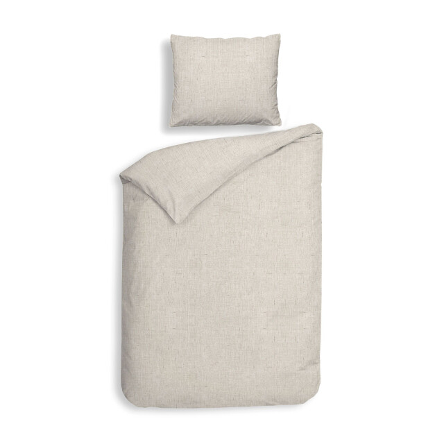 Heckett & Lane Dekbedovertrek franela desert sand 140 x 200 220 cm + 1 sloop 60 x 70 cm 2791759 large