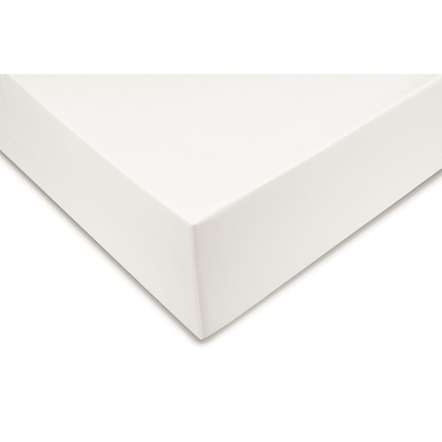 Zo!Home Hoeslaken satinado fitted sheet off white 180 x 210 220 cm 2793734 large