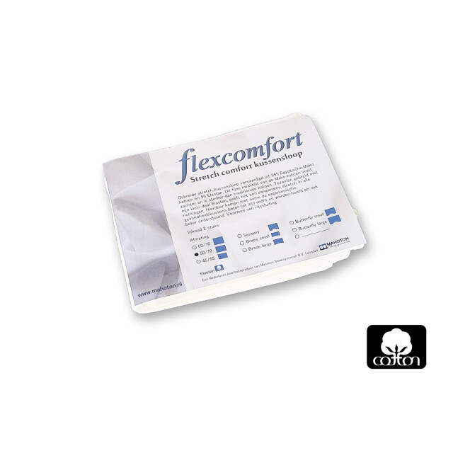 Mahoton Kussenslopen flexcomfort wit sensory/unity 2920197 large