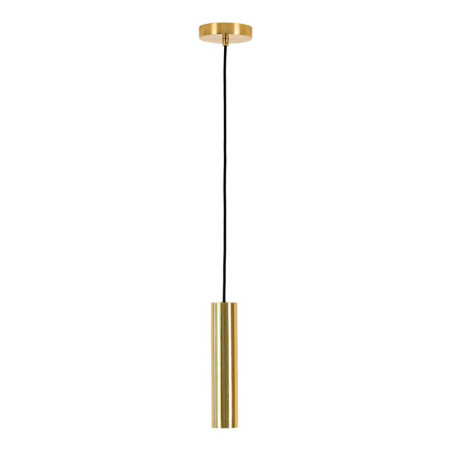 House Nordic Paris pendant lamp in brass with a 120 cm fabric cord bulb: gu10/5w led ip20 2814295 large