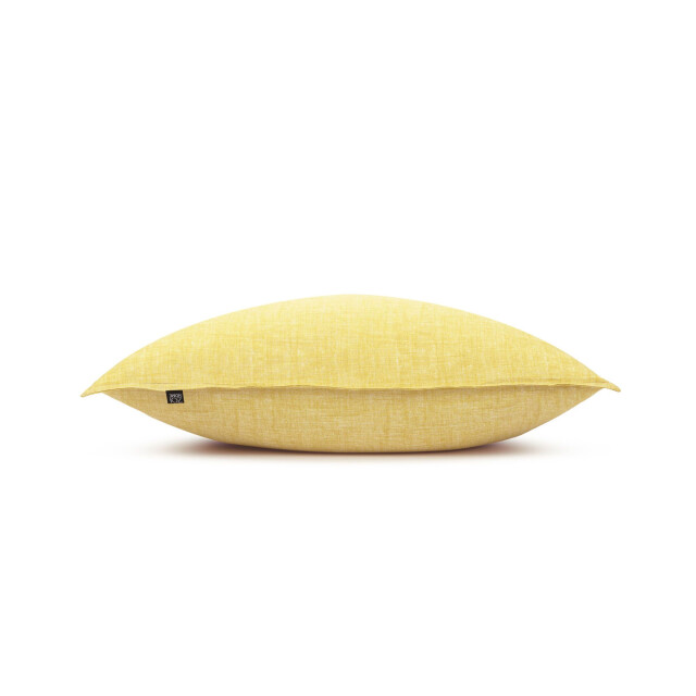 Zo!Home Kussensloop lino pillowcase aspen yellow 80 x 80 cm 2793779 large