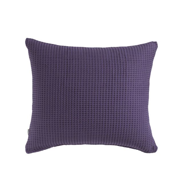 Heckett & Lane Kussensloop wafel pillowcase velvet purple 60 x 70 cm 2792410 large