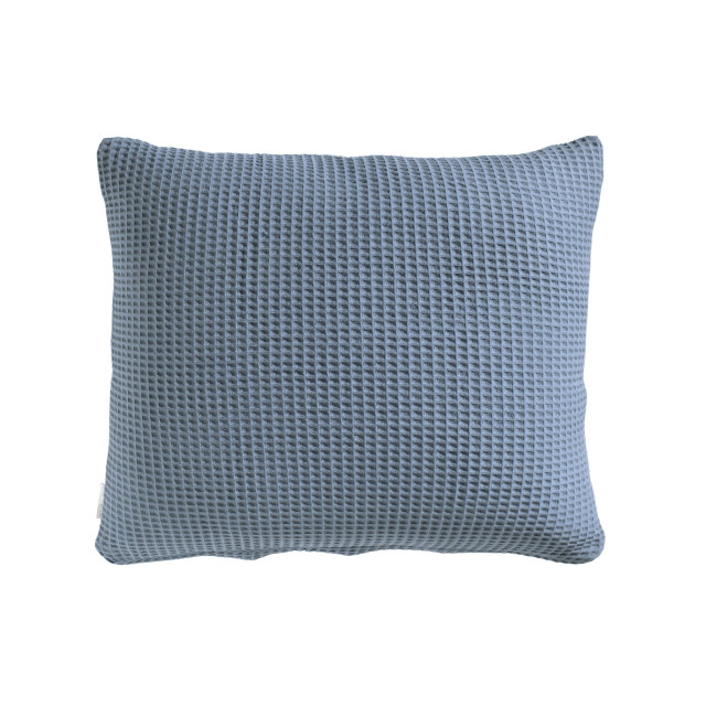 Heckett & Lane Kussensloop wafel pillowcase colonial blue 60 x 70 cm 2792370 large