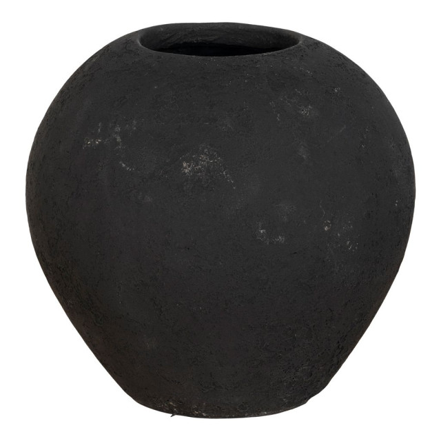 House Nordic Horta terracotta decoration vase flower vase in black 2814464 large