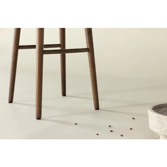 Nest living Jur houten barkruk donker 75 cm 2677353 large