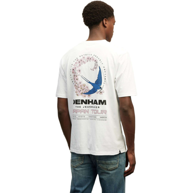 Denham Swallow flyer relax tee hcj white 01-24-04-52-232-1 large