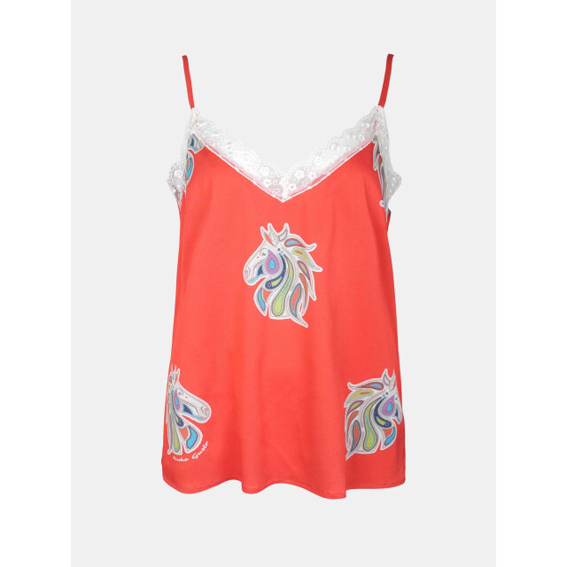 Mucho Gusto Slip top met paarden paisley Slip Top met Paarden Paisley large