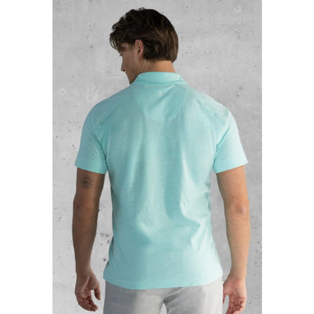 Kollekt Sanremo slub jersey polo mint 7149-422 large