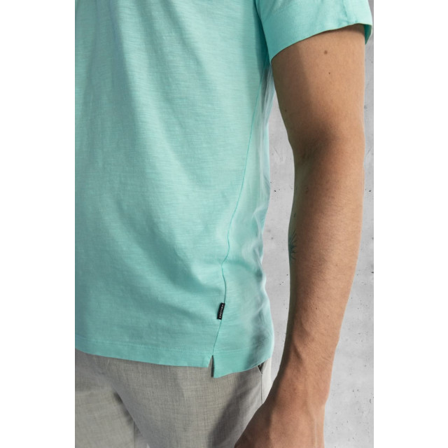 Kollekt Sanremo slub jersey polo mint 7149-422 large