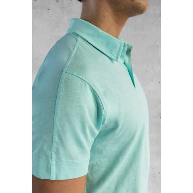 Kollekt Sanremo slub jersey polo mint 7149-422 large