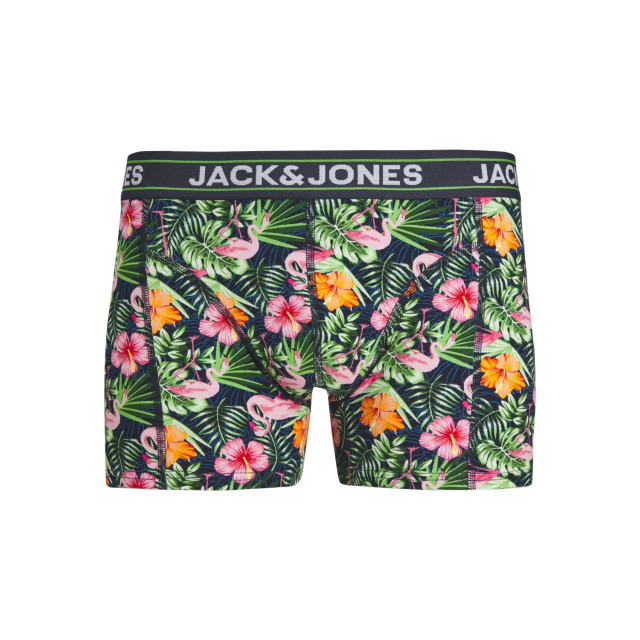 Jack & Jones Heren boxershorts trunks jacpink flamingo print 3-pack 12255833 large