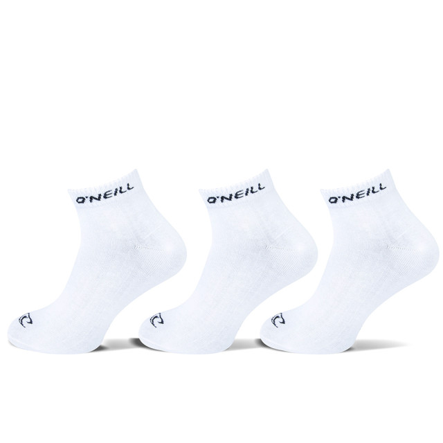 O'Neill Sneakersokken unisex quarter 3-pack 750003W large