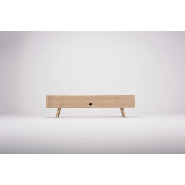 Gazzda Ena lowboard houten tv meubel whitewash 180 x 42 cm 2027155 large