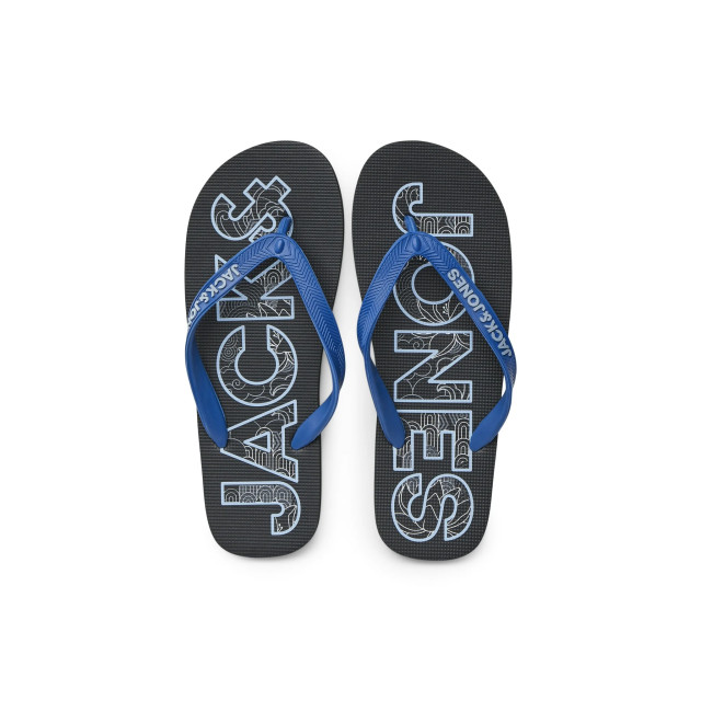 Jack & Jones Heren teenslippers jfwlogo antraciet 12230642-ANTRA large