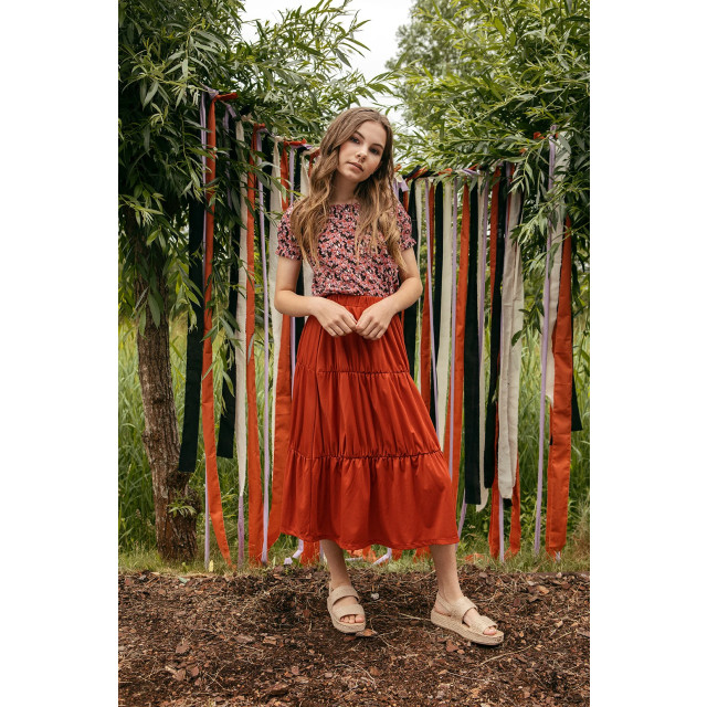 Looxs Revolution Maxi rok slub jersey voor meisjes in de kleur 2212-5760-267 large