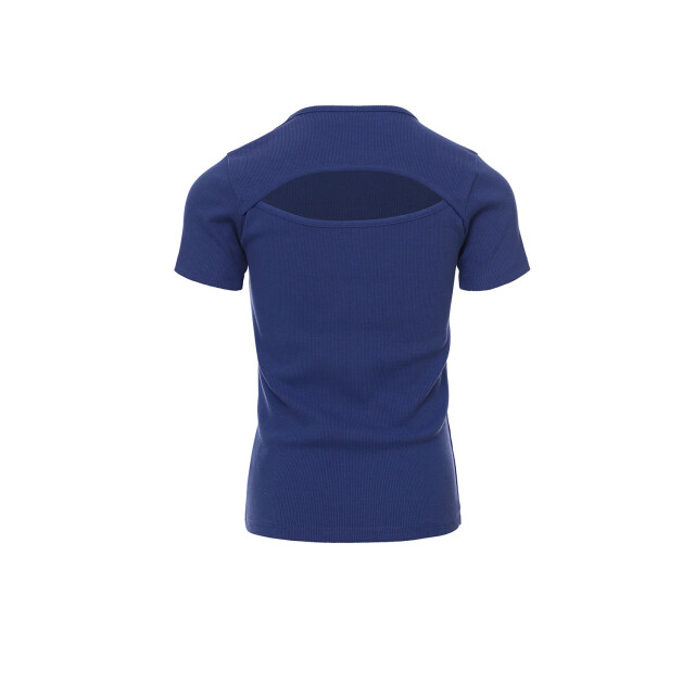 Looxs Revolution Top rib jersey violet blue voor meisjes in de kleur 2311-5416-177 large