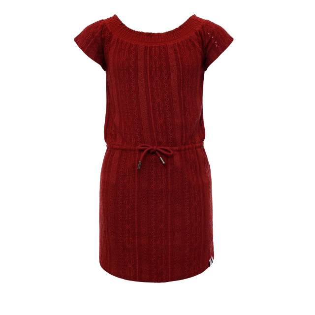 Looxs Revolution Off shoulder jurk lace terra voor meisjes in de kleur 2212-5858-267 large