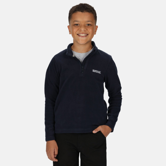 Regatta Geweldige outdoors kinder hot shot ii half zip fleece hoodie UTRG1422_navynavy large